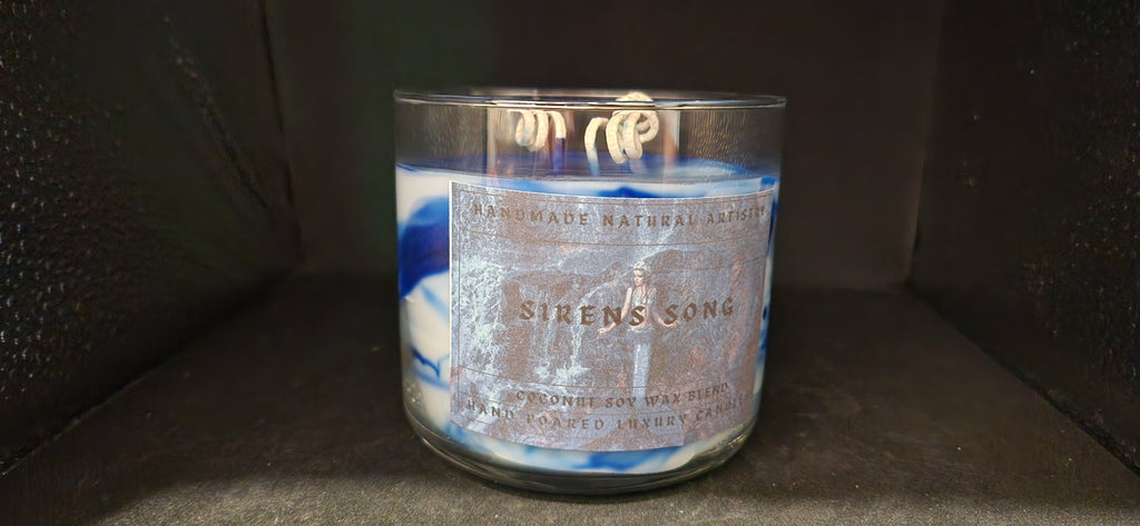 3 wick candle for boyfreind gift for her candle clean scented candle lore gift Sirens song 16 oz 3 wick candle