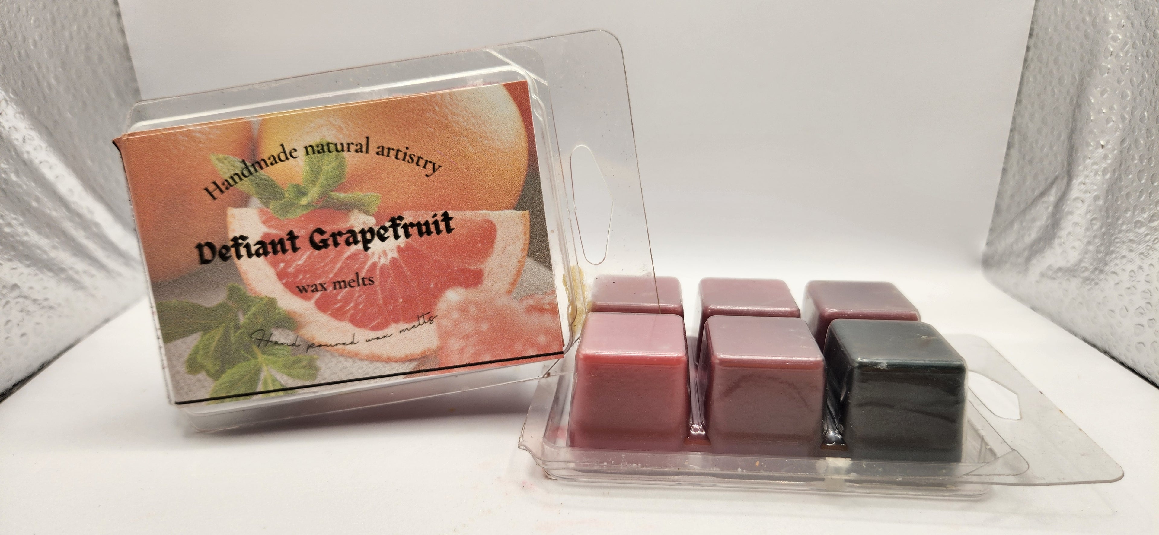 Defiant Grapefruit Wax Melt | 2.5 oz | Bright Citrus Scent | HNA Candle Boutique