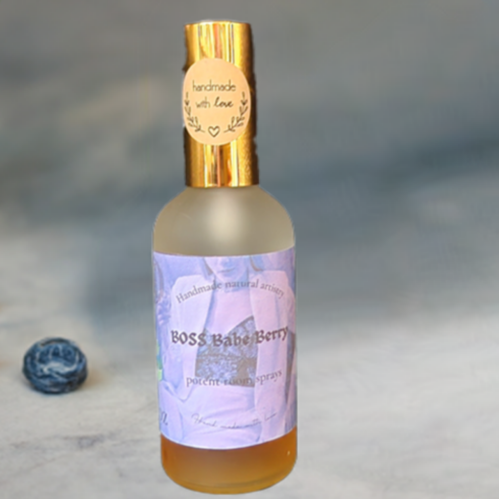 Boss Babe Berry Room Spray | 3.8 oz | Blueberry Cheesecake Home Fragrance | HNA Candle Boutique