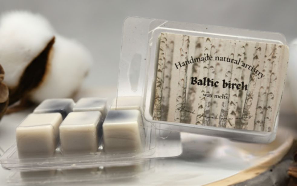 Baltic Birch Wax Melt | 2.5 oz | Earthy Birch Wood Scent | HNA Candle Boutique
