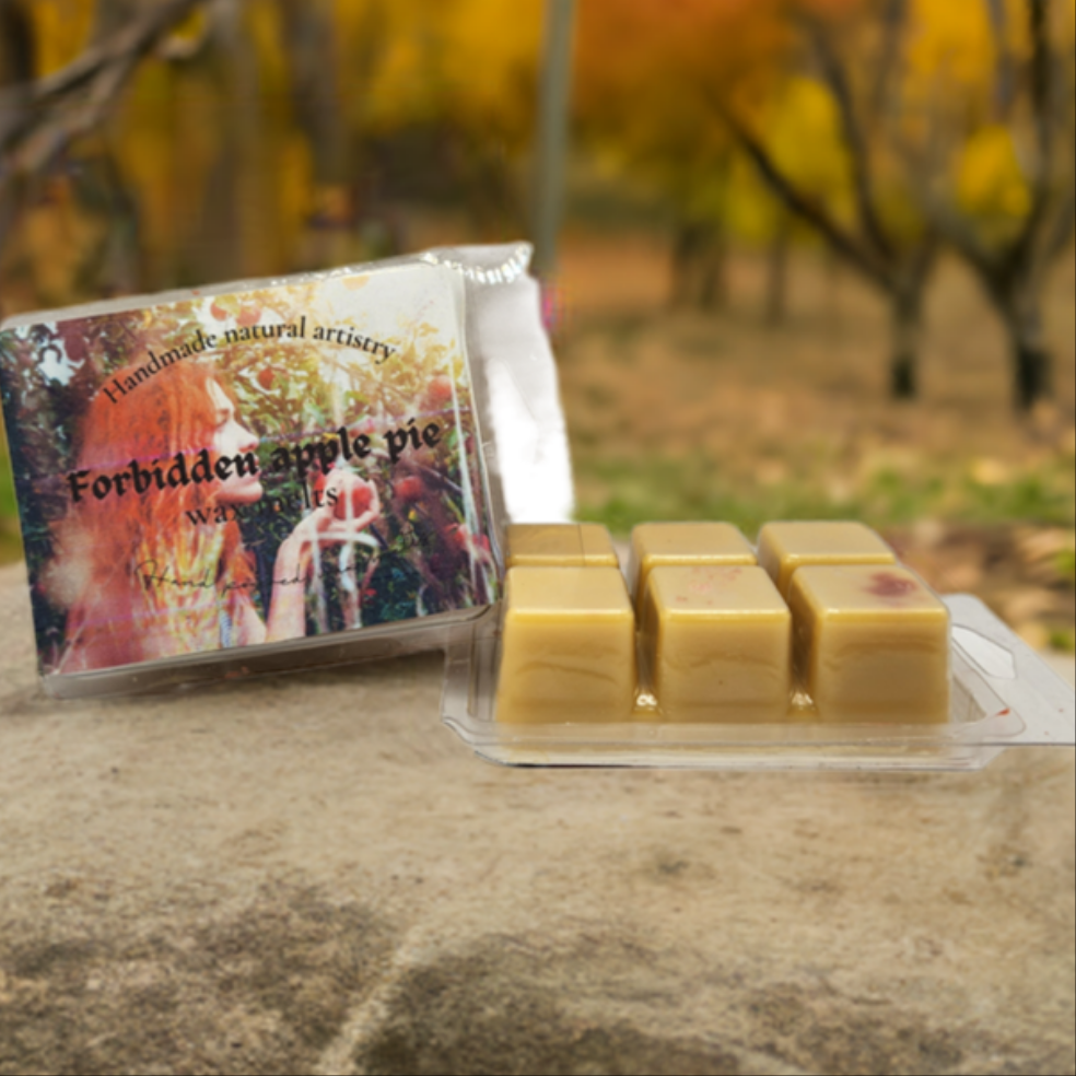 Forbidden apple pie wax melt  | 2.5 oz | Southern apple pie Scent | HNA Candle Boutique