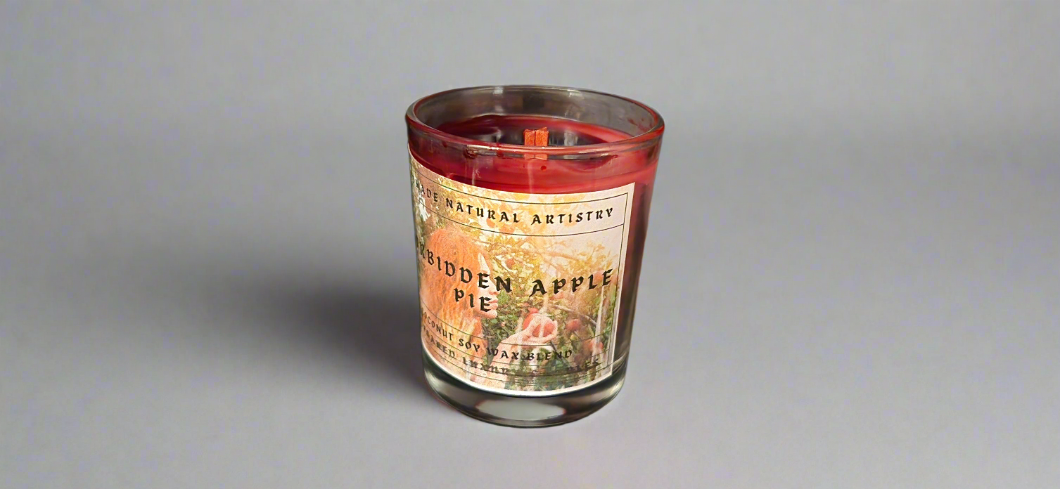 Forbidden Apple Pie 6 oz X Crackling Wood Wick Candle