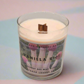 Vanilla Riot Wood Wick Candle | 10 oz | Vanilla & Raspberry | HNA Candle Boutique