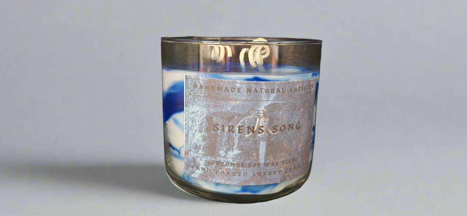 3 wick candle for boyfreind gift for her candle clean scented candle lore gift Sirens song 16 oz 3 wick candle