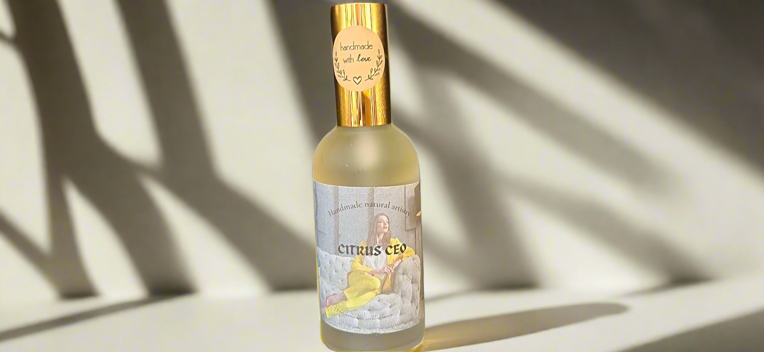 Citrus CEO Room Spray | 3.8 oz | Margarita & Lemongrass Fragrance | HNA Candle Boutique