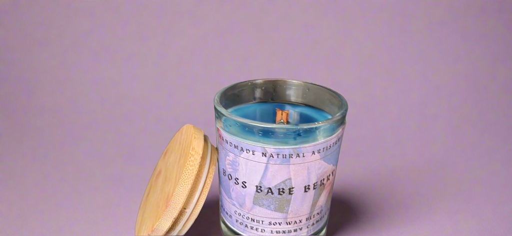 Boss Babe Berry 6 oz Craclking Wood Wick Candle
