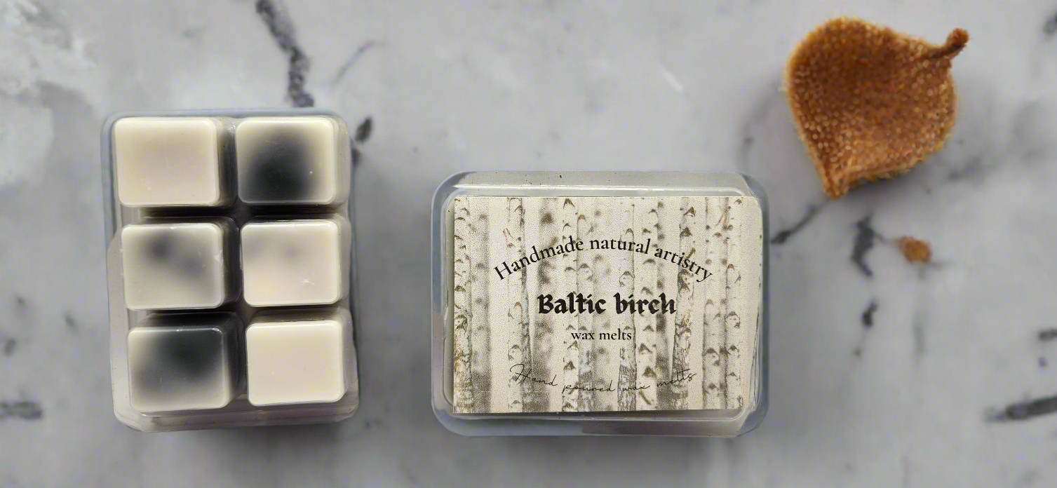 Baltic Birch Wax Melt | 2.5 oz | Earthy Birch Wood Scent | HNA Candle Boutique