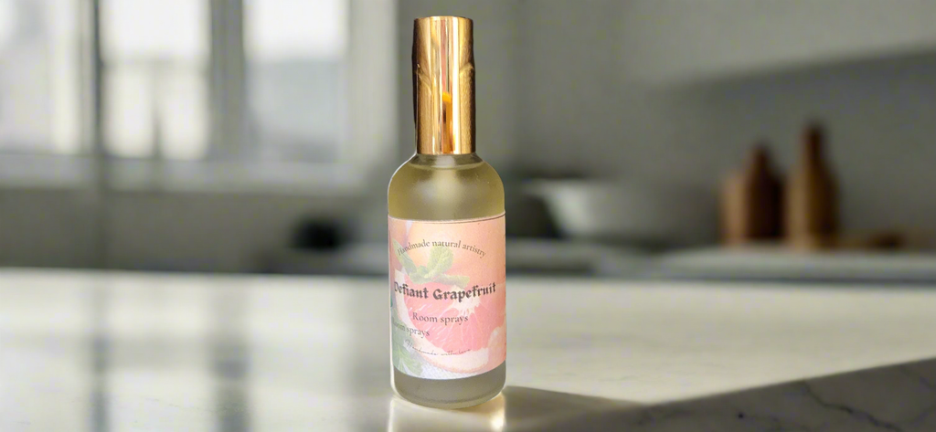 Defiant Grapefruit Room Spray | 3.8 oz | Bright Citrus Home Fragrance | HNA Candle Boutique