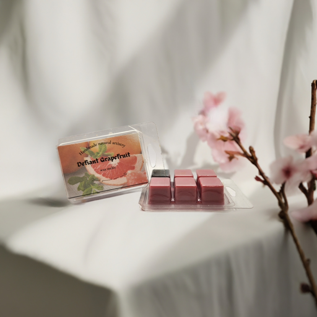 Defiant Grapefruit Wax Melt | 2.5 oz | Bright Citrus Scent | HNA Candle Boutique