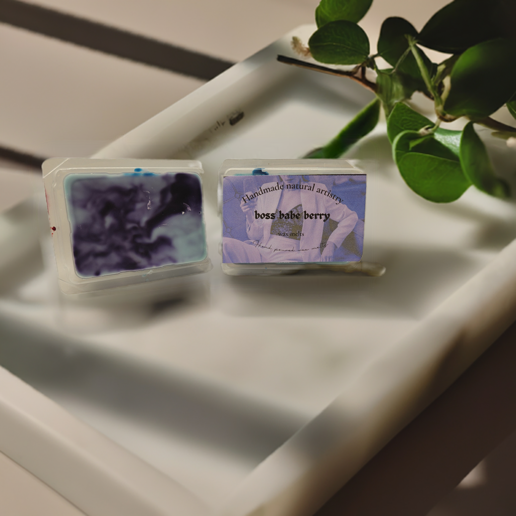 Boss Babe Berry Wax Melt | 2.5 oz | Blueberry Cheesecake Scent | HNA Candle Boutique