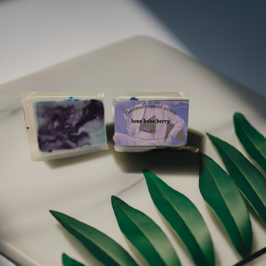 Boss Babe Berry Wax Melt | 2.5 oz | Blueberry Cheesecake Scent | HNA Candle Boutique
