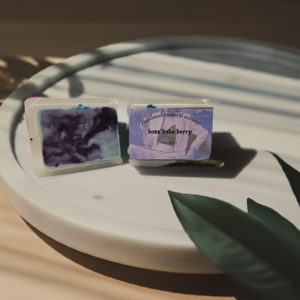 Boss Babe Berry Wax Melt | 2.5 oz | Blueberry Cheesecake Scent | HNA Candle Boutique
