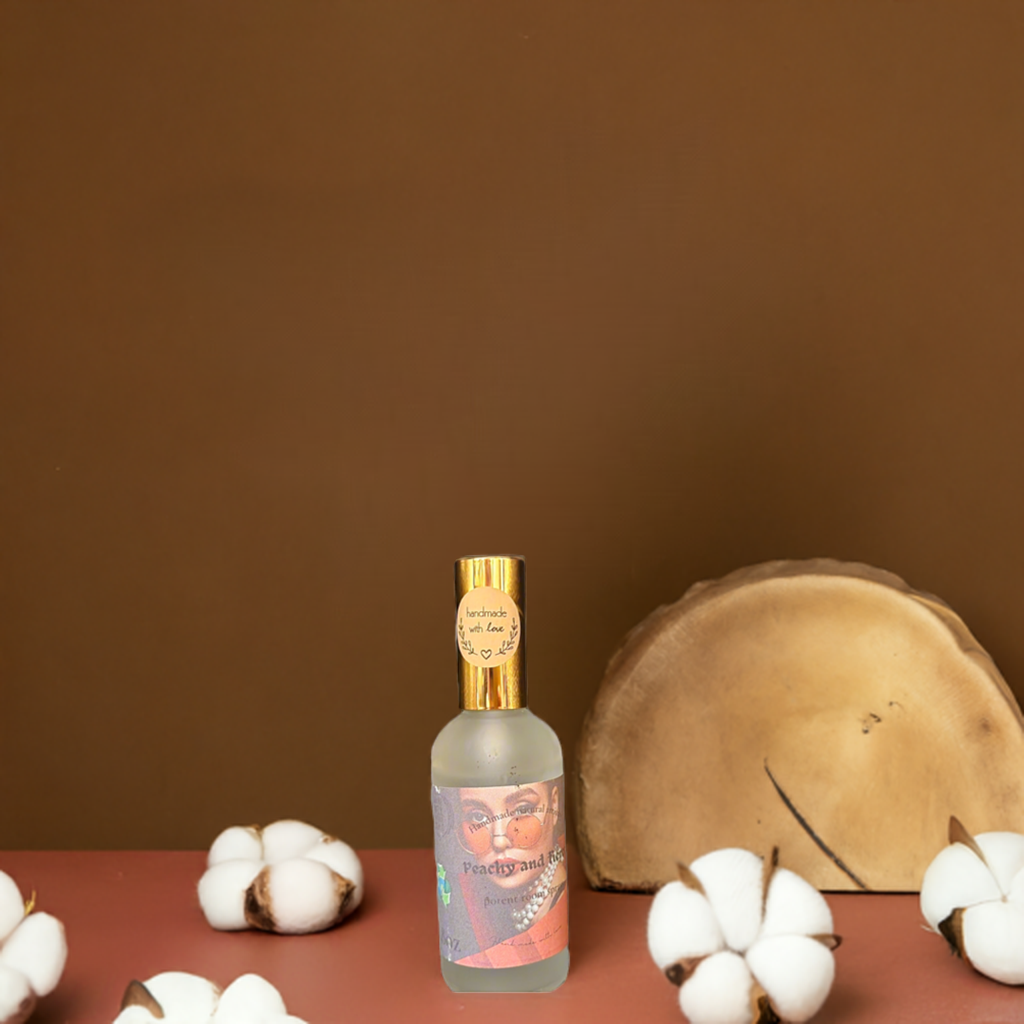 Peachy & Fierce Room Spray | 3.8 oz | Juicy Peach Home Fragrance | HNA Candle Boutique
