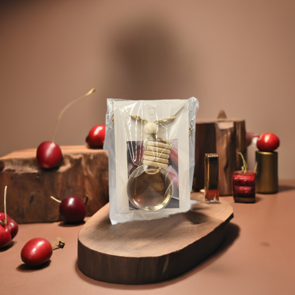 Rouge Rebel Cherry Car Diffuser | Bold Cherry Scent | HNA Candle Boutique