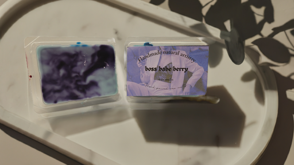 Boss Babe Berry Wax Melt | 2.5 oz | Blueberry Cheesecake Scent | HNA Candle Boutique