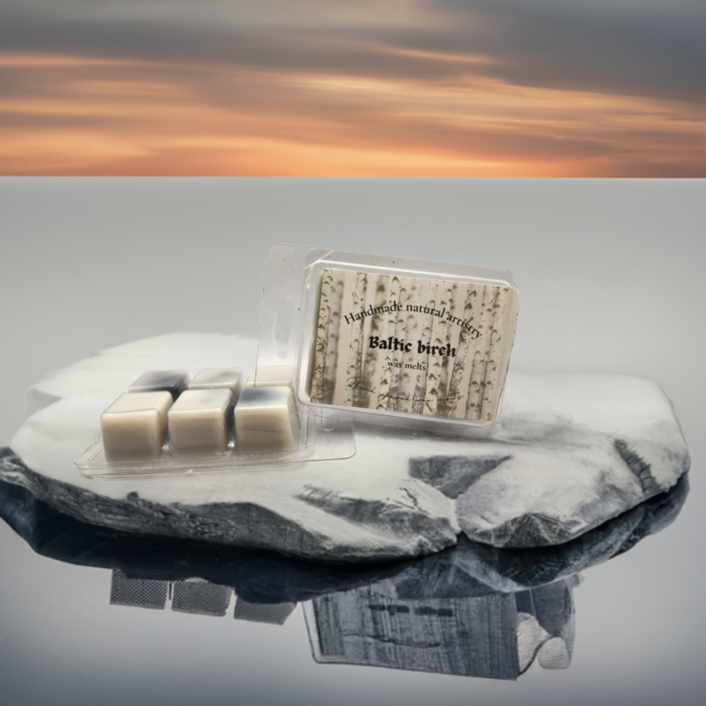 Baltic Birch Wax Melt | 2.5 oz | Earthy Birch Wood Scent | HNA Candle Boutique