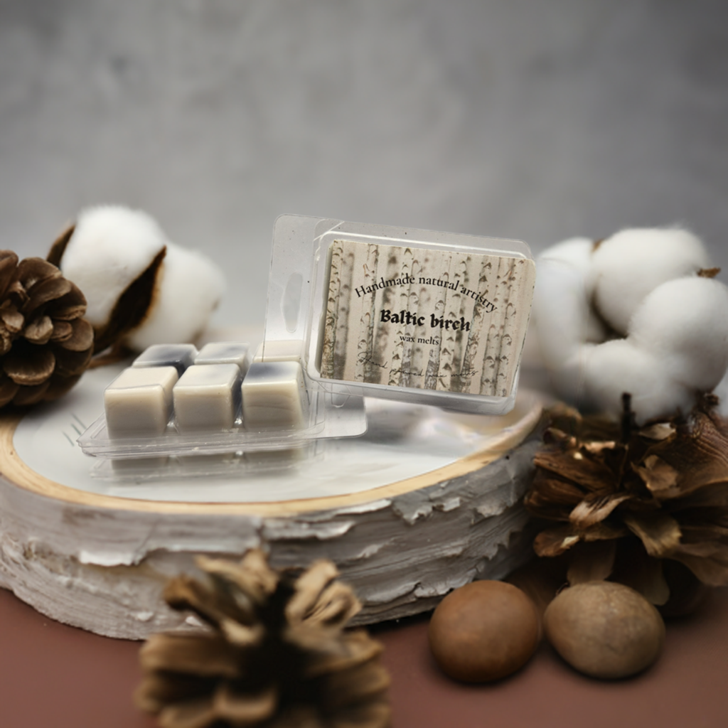 Baltic Birch Wax Melt | 2.5 oz | Earthy Birch Wood Scent | HNA Candle Boutique