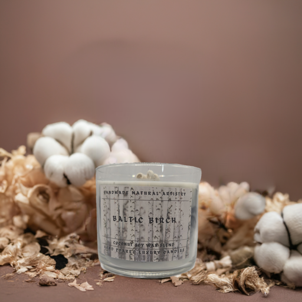 Baltic birch 16 oz candle