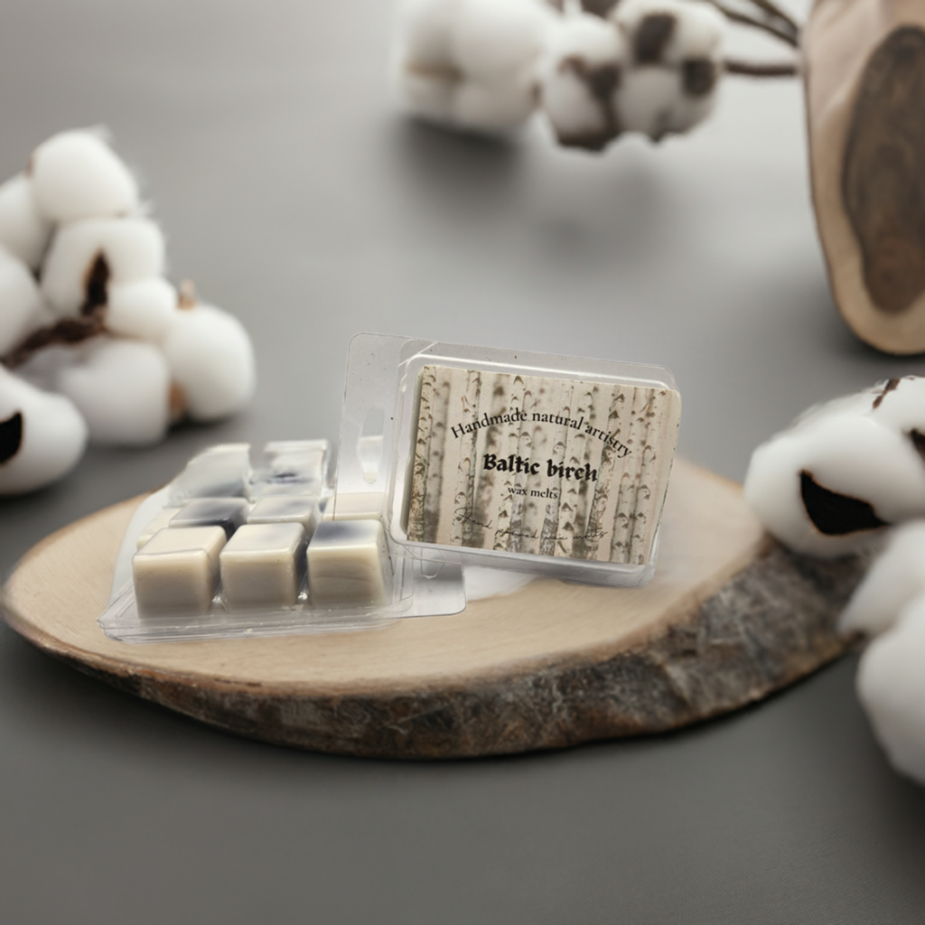 Baltic Birch Wax Melt | 2.5 oz | Earthy Birch Wood Scent | HNA Candle Boutique