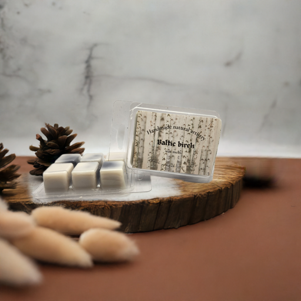 Baltic Birch Wax Melt | 2.5 oz | Earthy Birch Wood Scent | HNA Candle Boutique