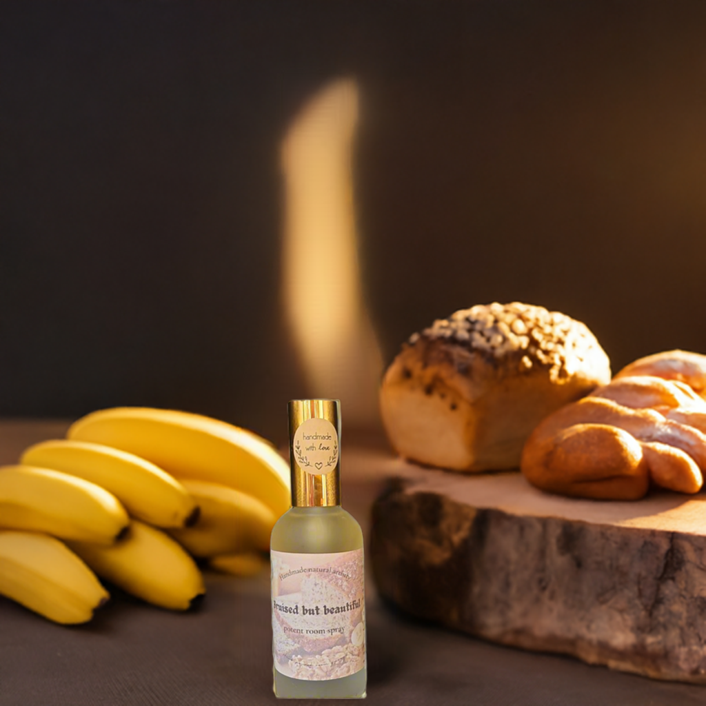 Bruised but Beautiful Room Spray | 3.8 oz | Banana Nut Bread Fragrance | HNA Candle Boutique