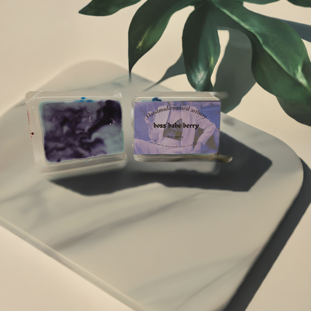 Boss Babe Berry Wax Melt | 2.5 oz | Blueberry Cheesecake Scent | HNA Candle Boutique