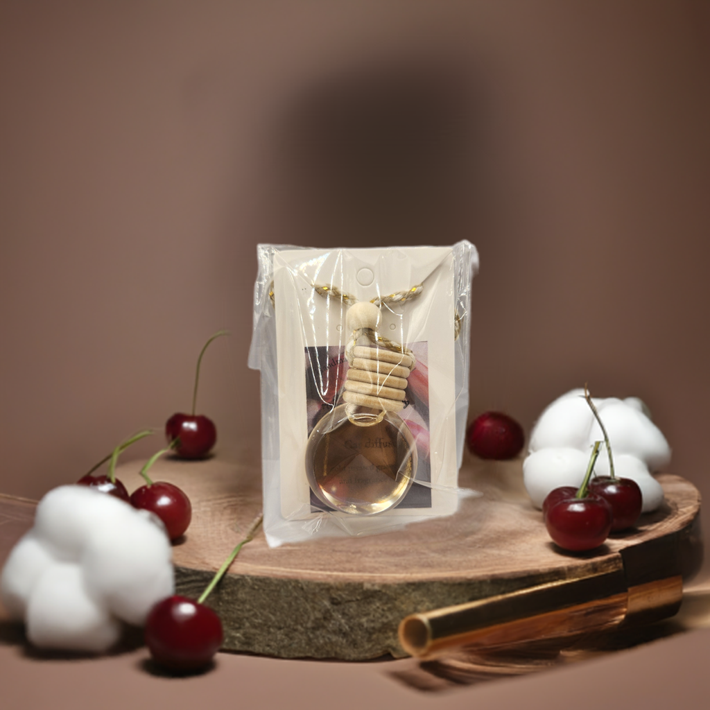 Rouge Rebel Cherry Car Diffuser | Bold Cherry Scent | HNA Candle Boutique