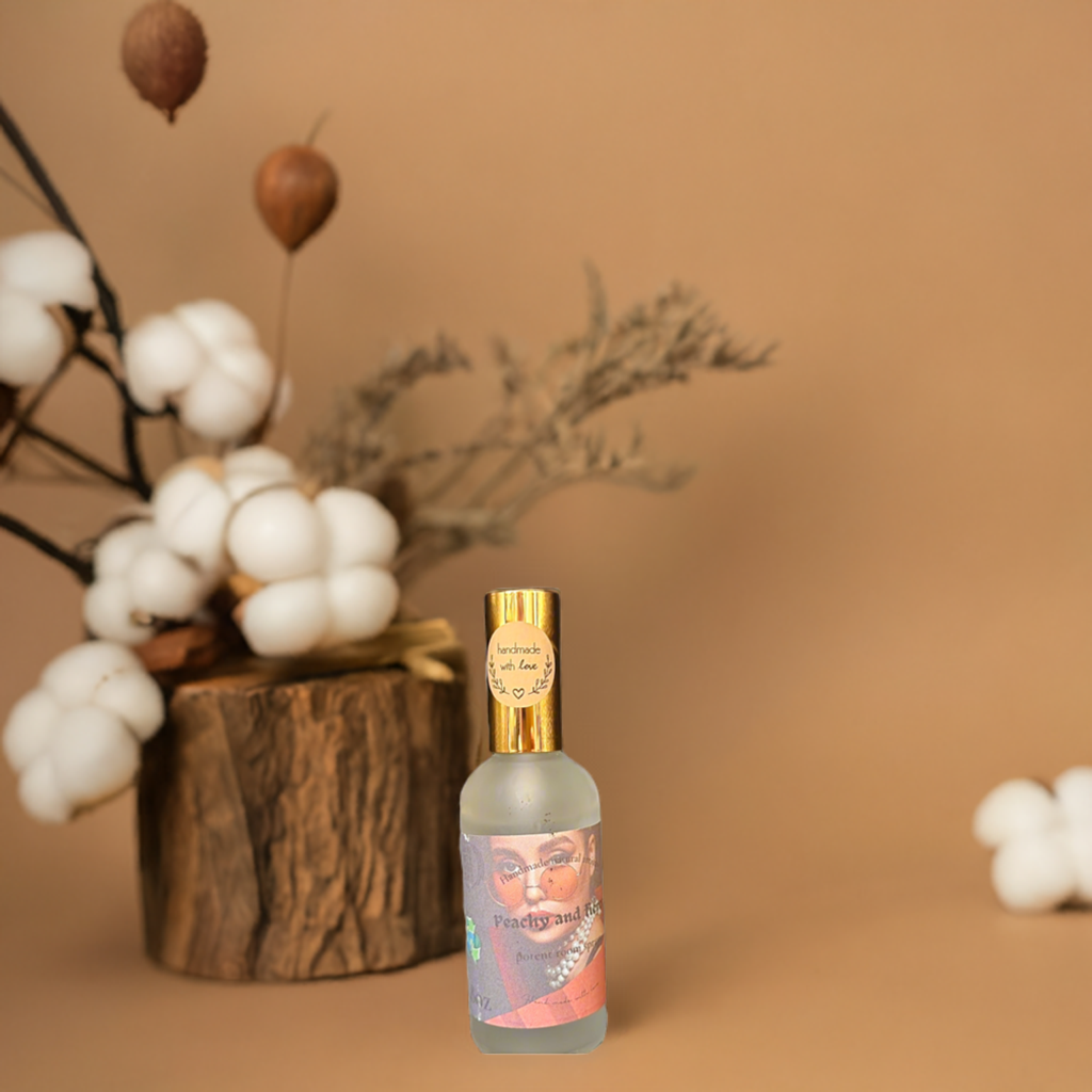 Peachy & Fierce Room Spray | 3.8 oz | Juicy Peach Home Fragrance | HNA Candle Boutique