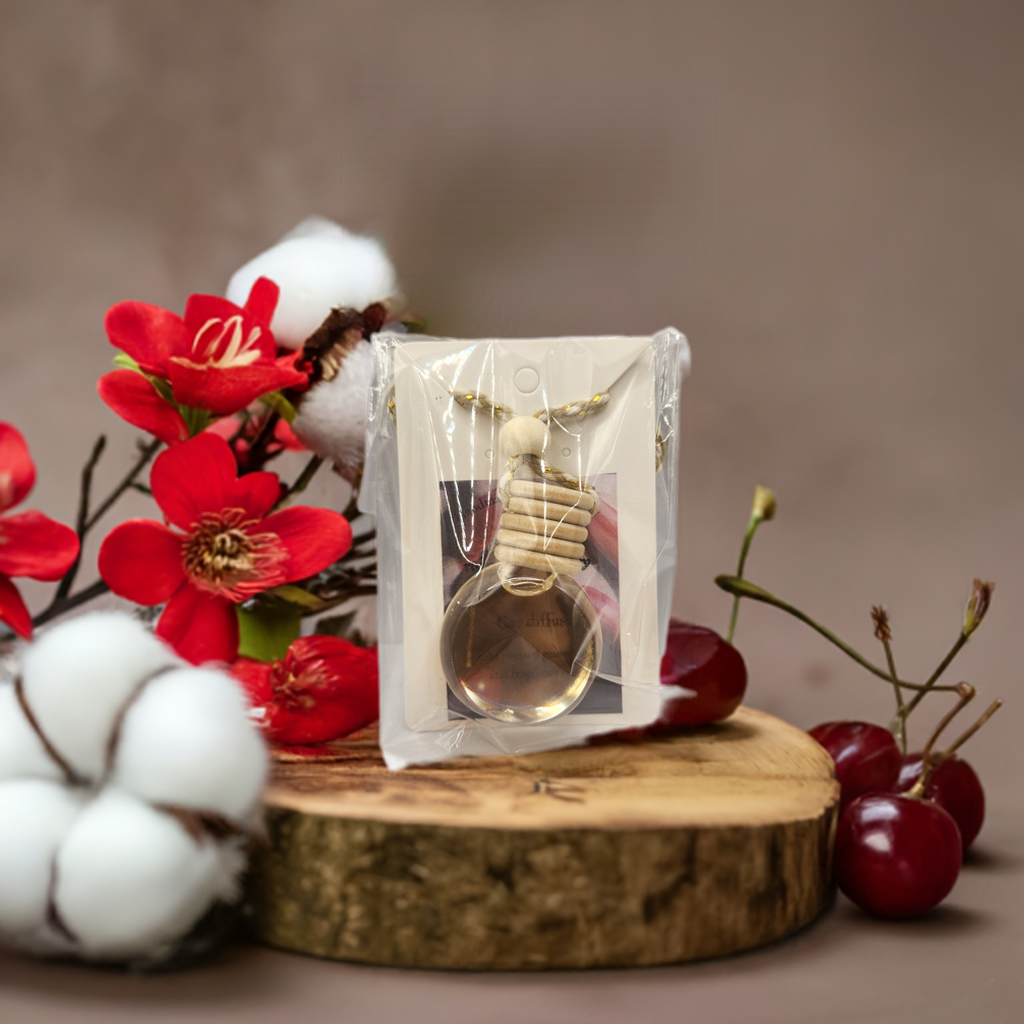 Rouge Rebel Cherry Car Diffuser | Bold Cherry Scent | HNA Candle Boutique