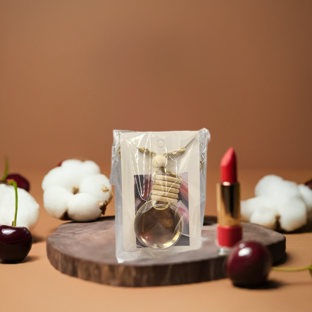 Rouge Rebel Cherry Car Diffuser | Bold Cherry Scent | HNA Candle Boutique