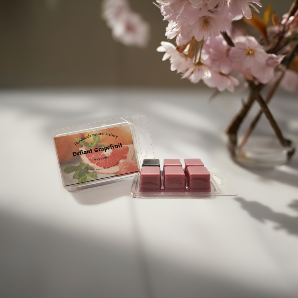 Defiant Grapefruit Wax Melt | 2.5 oz | Bright Citrus Scent | HNA Candle Boutique