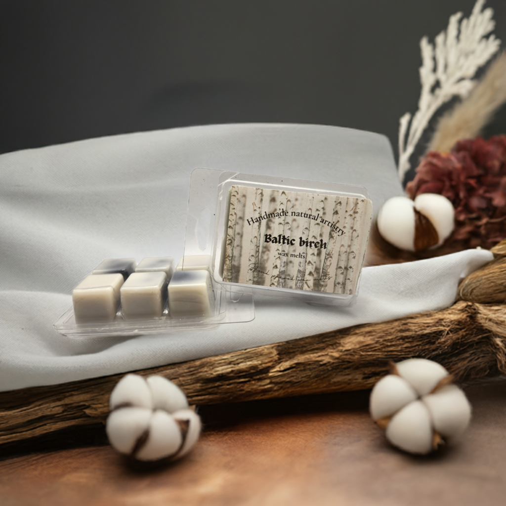 Baltic Birch Wax Melt | 2.5 oz | Earthy Birch Wood Scent | HNA Candle Boutique