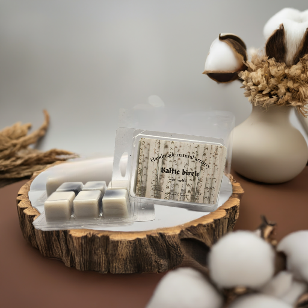 Baltic Birch Wax Melt | 2.5 oz | Earthy Birch Wood Scent | HNA Candle Boutique