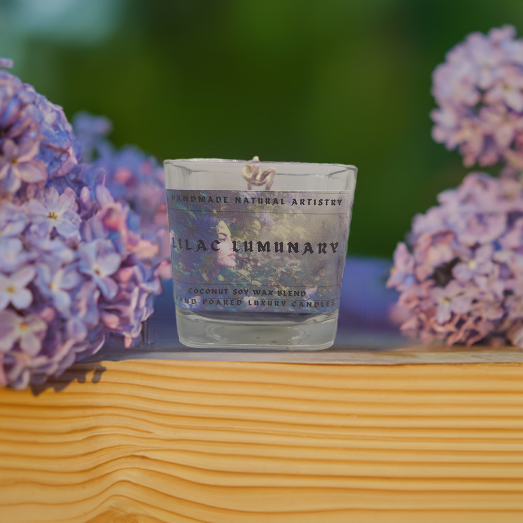 Lilac Scented Candle - Aromatherapy Gift for Mom & Girlfriend