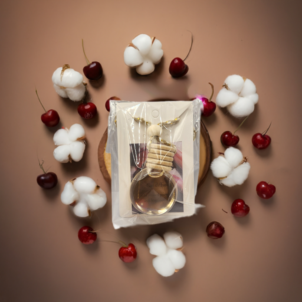 Rouge Rebel Cherry Car Diffuser | Bold Cherry Scent | HNA Candle Boutique
