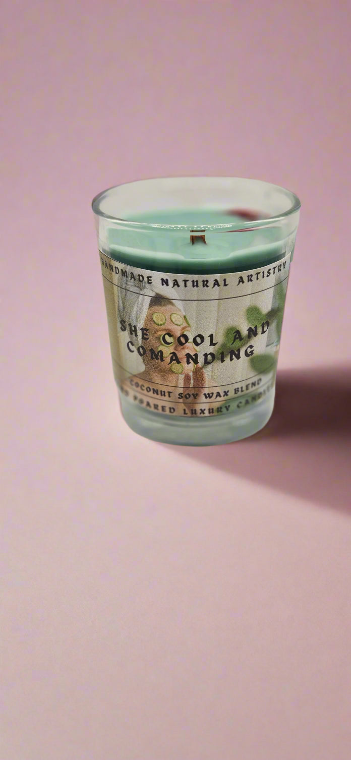 Cucumber & Melon Candle | 6 oz | Cool & Commanding | HNA Candle Boutique