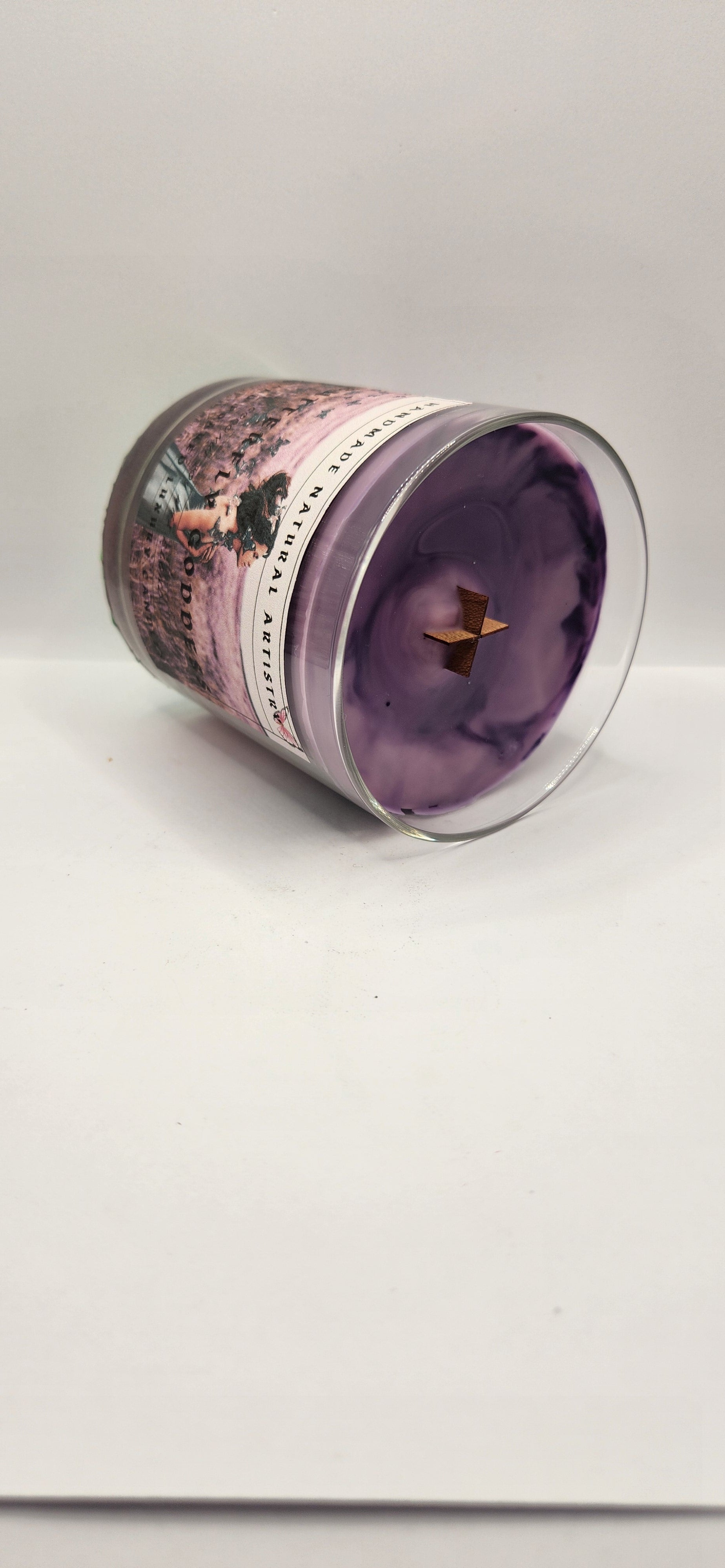 Pink Sugar & Pomegranate Wood Wick Candle | 10 oz | Butterfly Goddess