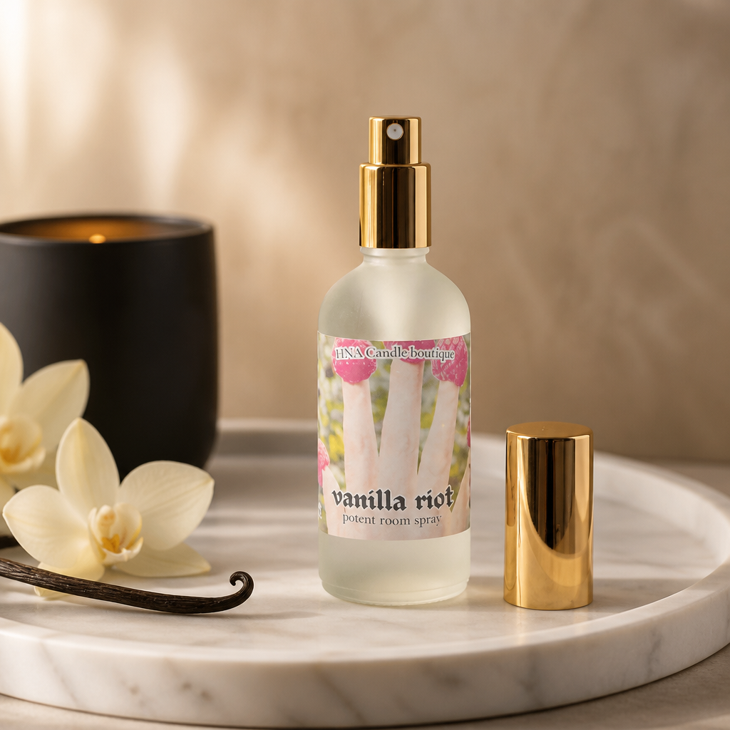 Vanilla Riot Room Spray | Vanilla & Raspberry Home Fragrance | HNA Candle Boutique