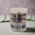 Lavender She Drifts Wood Wick Candle | 6 oz | Aromatherapy | HNA Candle Boutique