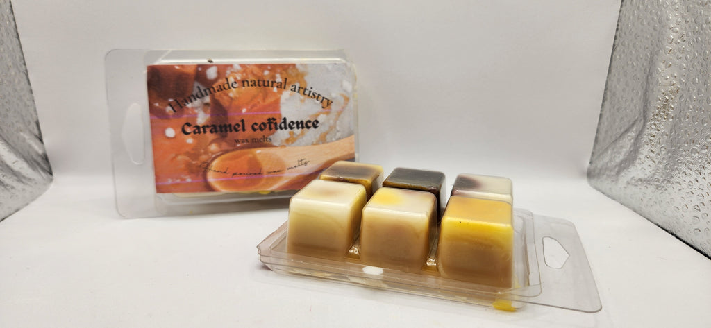 Caramel Confidence Wax Melt | 2.5 oz | Butterscotch & Bourbon Scent | HNA Candle Boutique