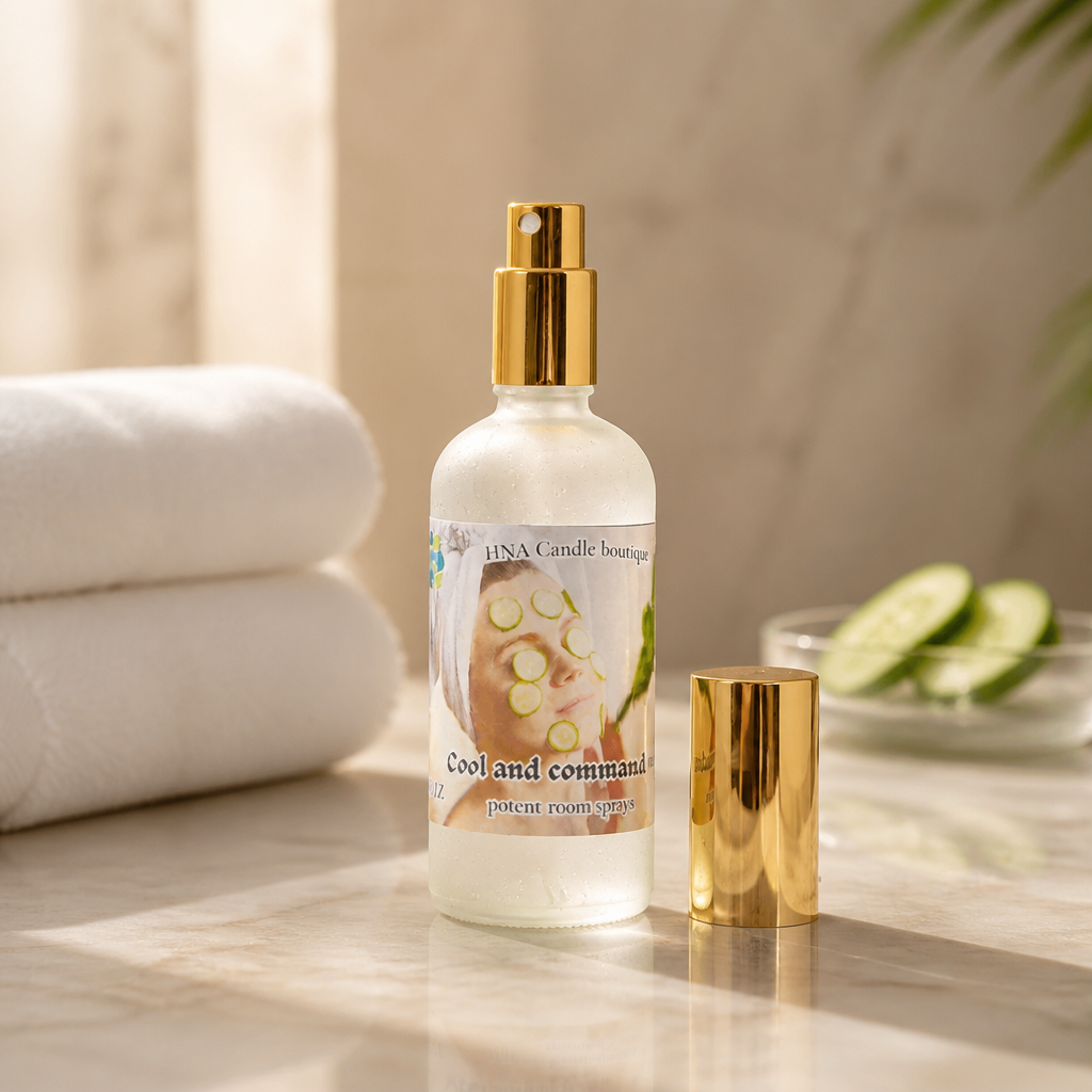 Cucumber & Melon Room Spray | 3.8 oz | Cool & Refreshing Home Fragrance | HNA Candle Boutique