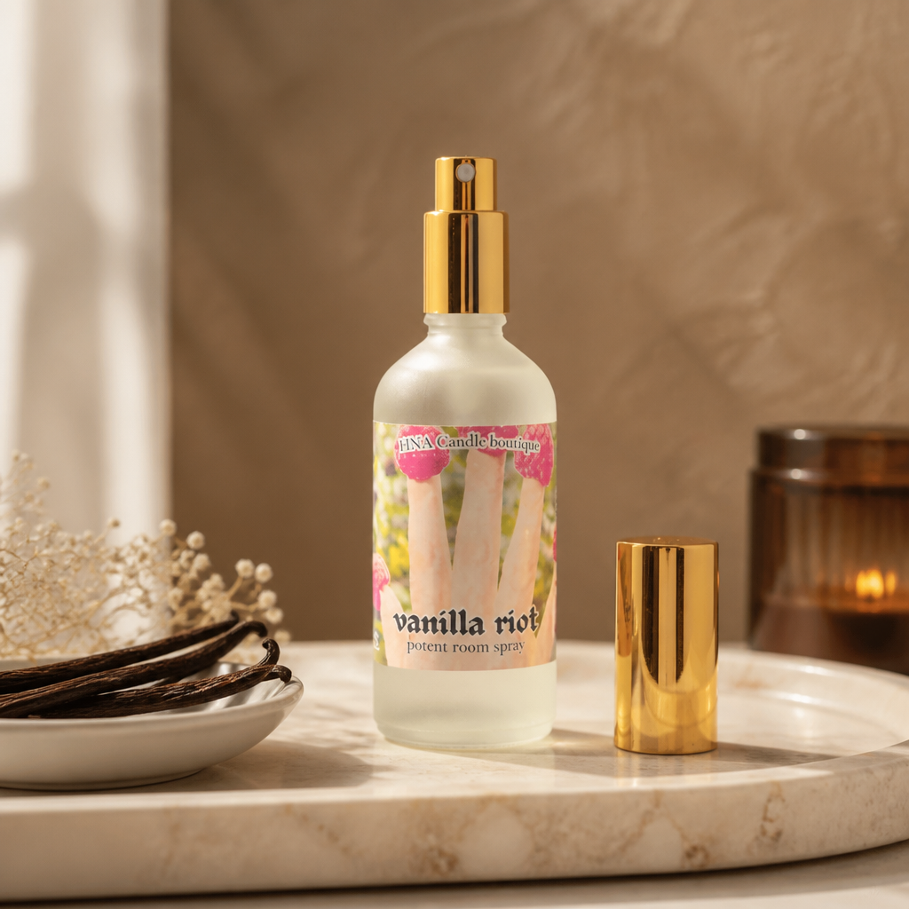 Vanilla Riot Room Spray | Vanilla & Raspberry Home Fragrance | HNA Candle Boutique
