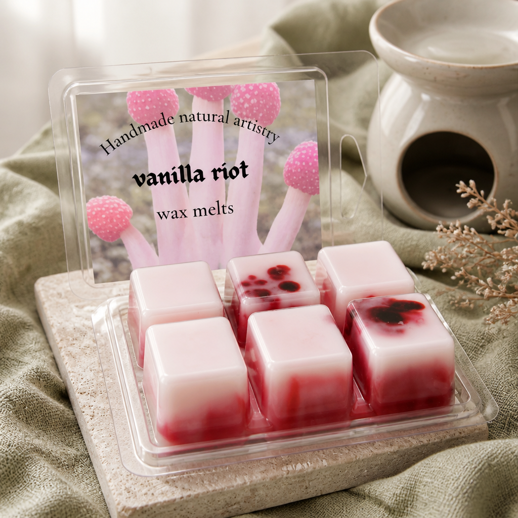 Vanilla Riot Wax Melt | Vanilla & Raspberry Fragrance | HNA Candle Boutique