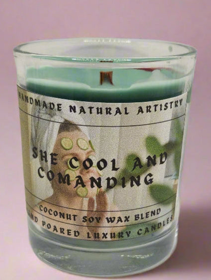 Cucumber & Melon Candle | 6 oz | Cool & Commanding | HNA Candle Boutique