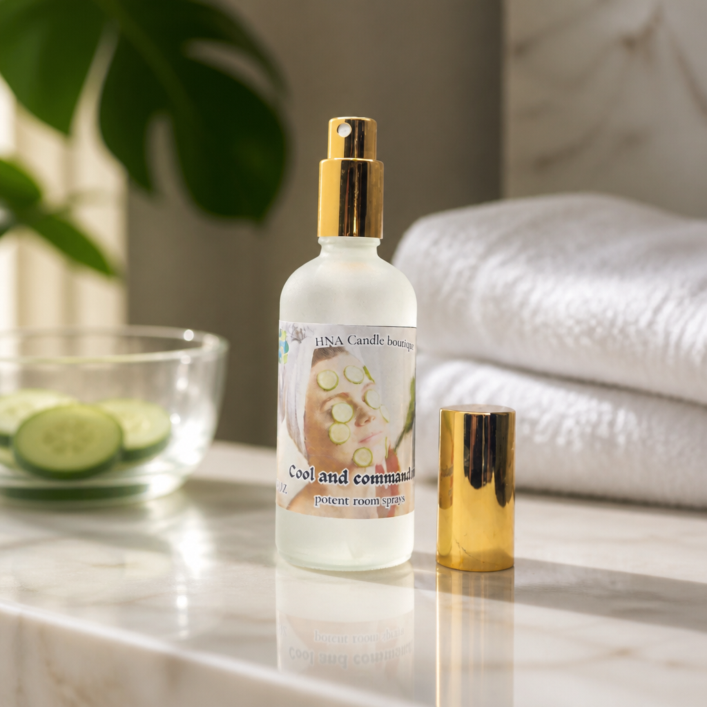 Cucumber & Melon Room Spray | 3.8 oz | Cool & Refreshing Home Fragrance | HNA Candle Boutique