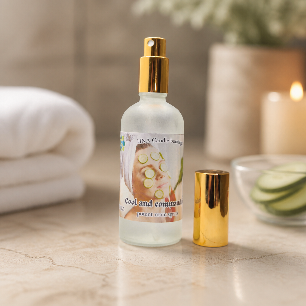 Cucumber & Melon Room Spray | 3.8 oz | Cool & Refreshing Home Fragrance | HNA Candle Boutique