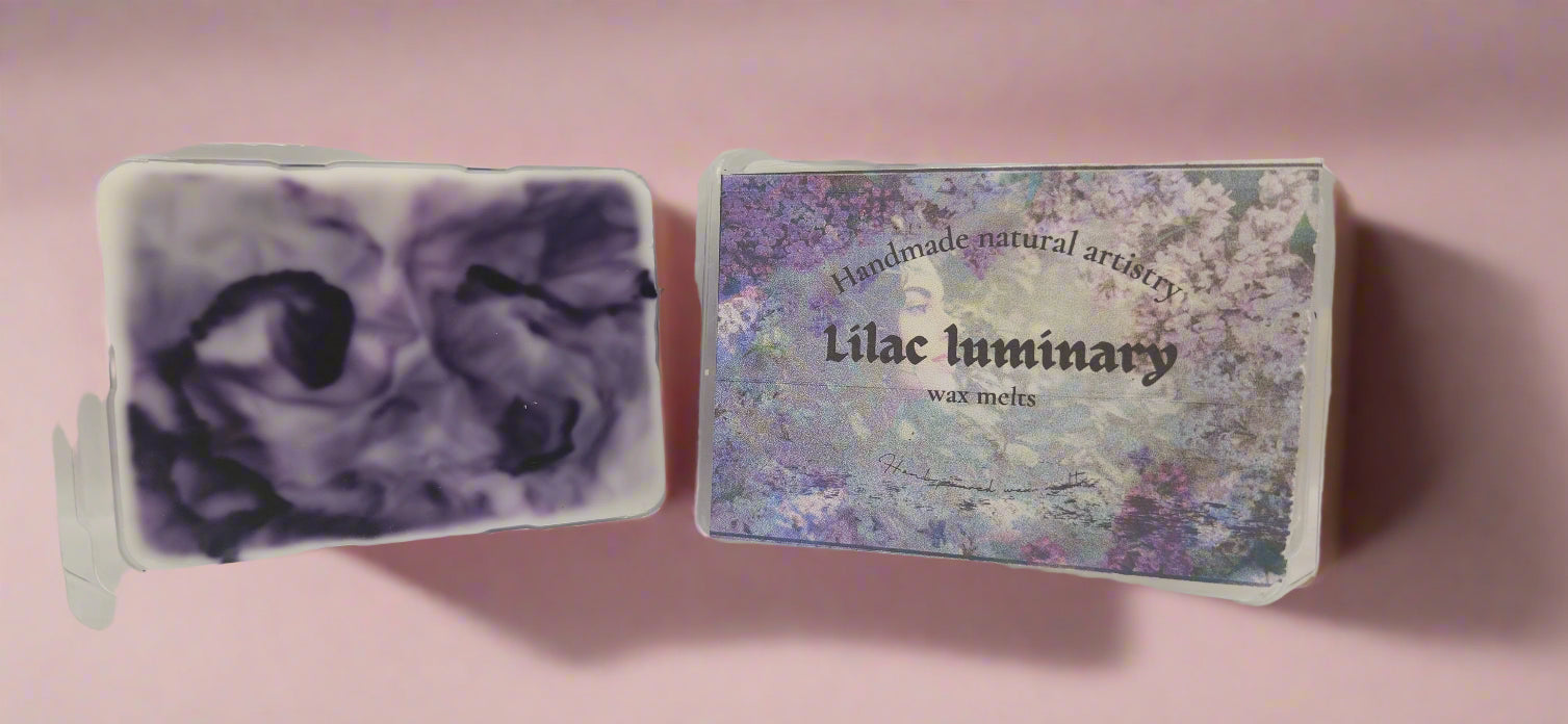 Lilac Luminary Wax Melt | 2.5 oz | Soft Floral Lilac Scent | HNA Candle Boutique