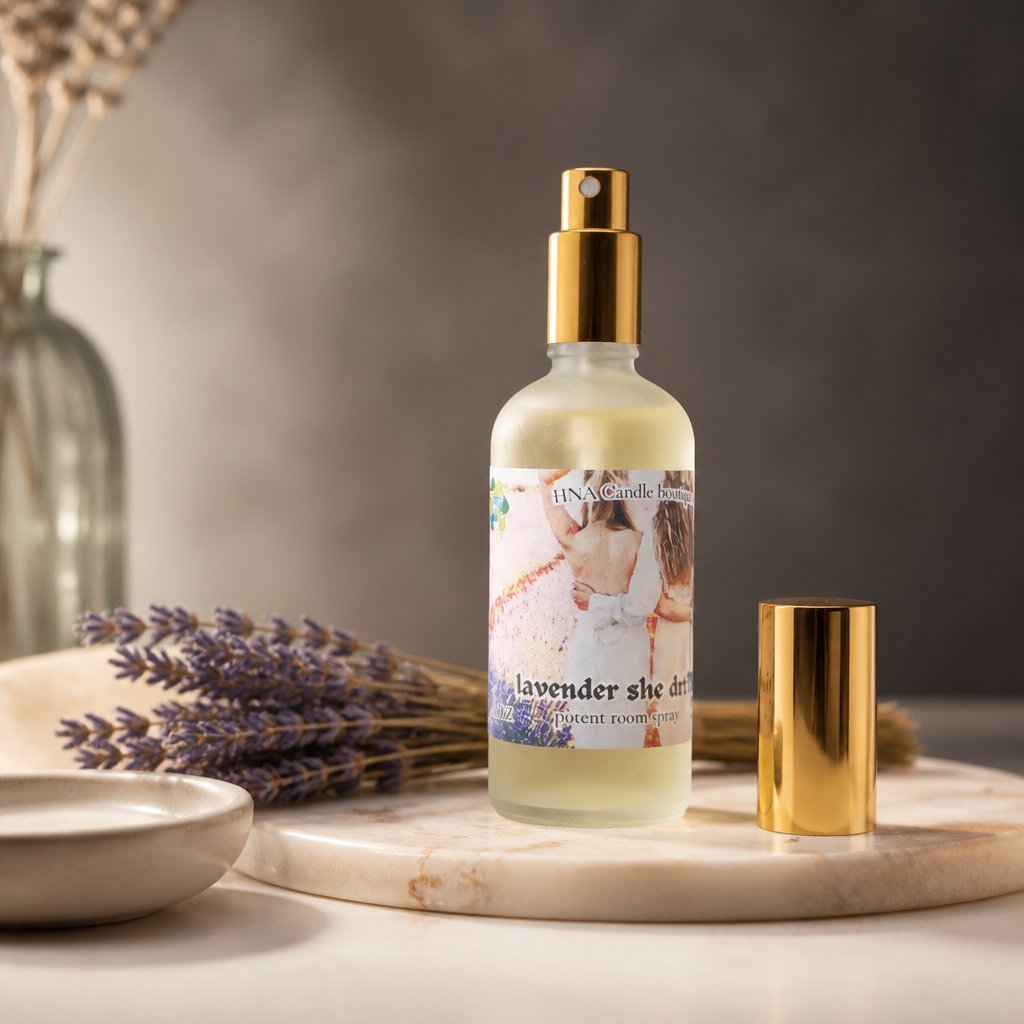 Lavender She Drifts Room Spray | Relaxing Home Fragrance | HNA Candle Boutique