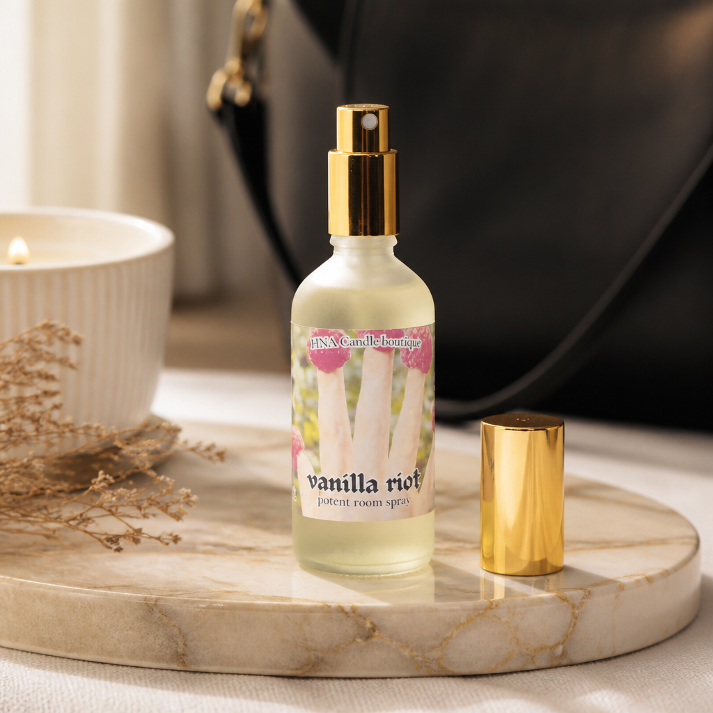 Vanilla Riot Room Spray | Vanilla & Raspberry Home Fragrance | HNA Candle Boutique