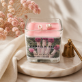 Vanilla Riot Cube Candle | 11 oz | Vanilla & Raspberry | HNA Candle Boutique